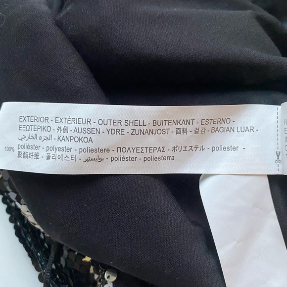 trf collection flip sequin top by zara size x small - Picture 10 of 10